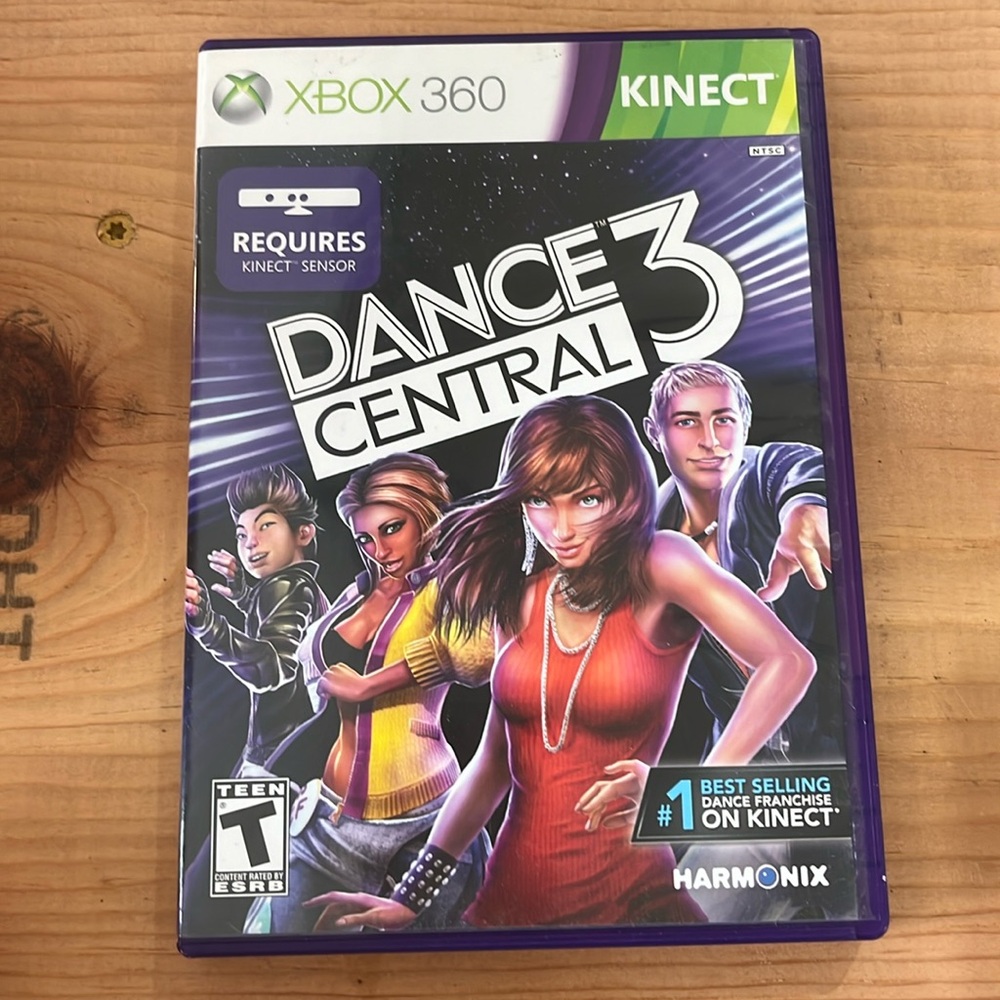 Xbox 360 Kinect Dance Central 3 Rated Teen